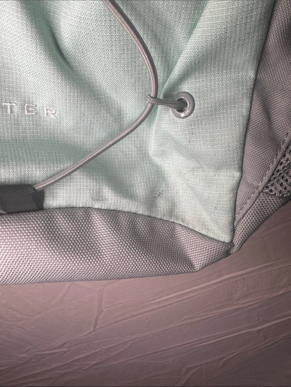 The North Face Jester Mint and Gray Daypack Backpack